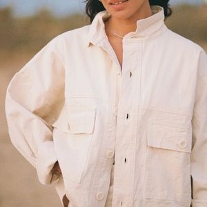 Ozma of California Parke Jacket in Putty XS NWOT